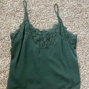 Abercrombie slip lace tank top
